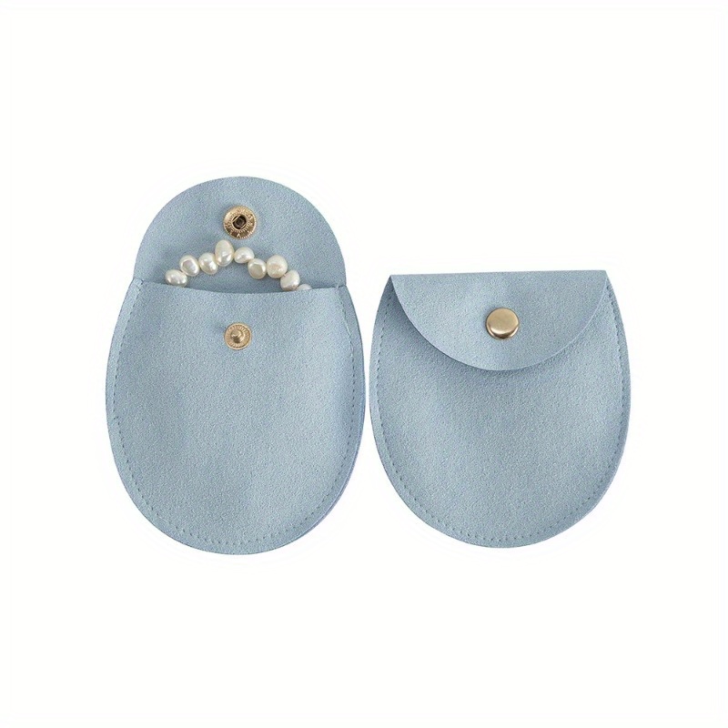 Personalized Small Storage Bag And Gift Bag, High-End Snap Jewelry Pouch